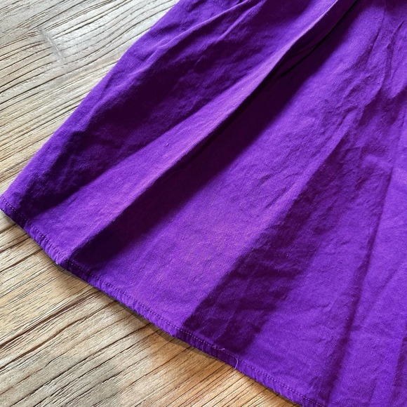 Anthropologie Left Of Center Diagonally Divided Women’s Two Toned Pleated Skirt - Picture 7 of 8